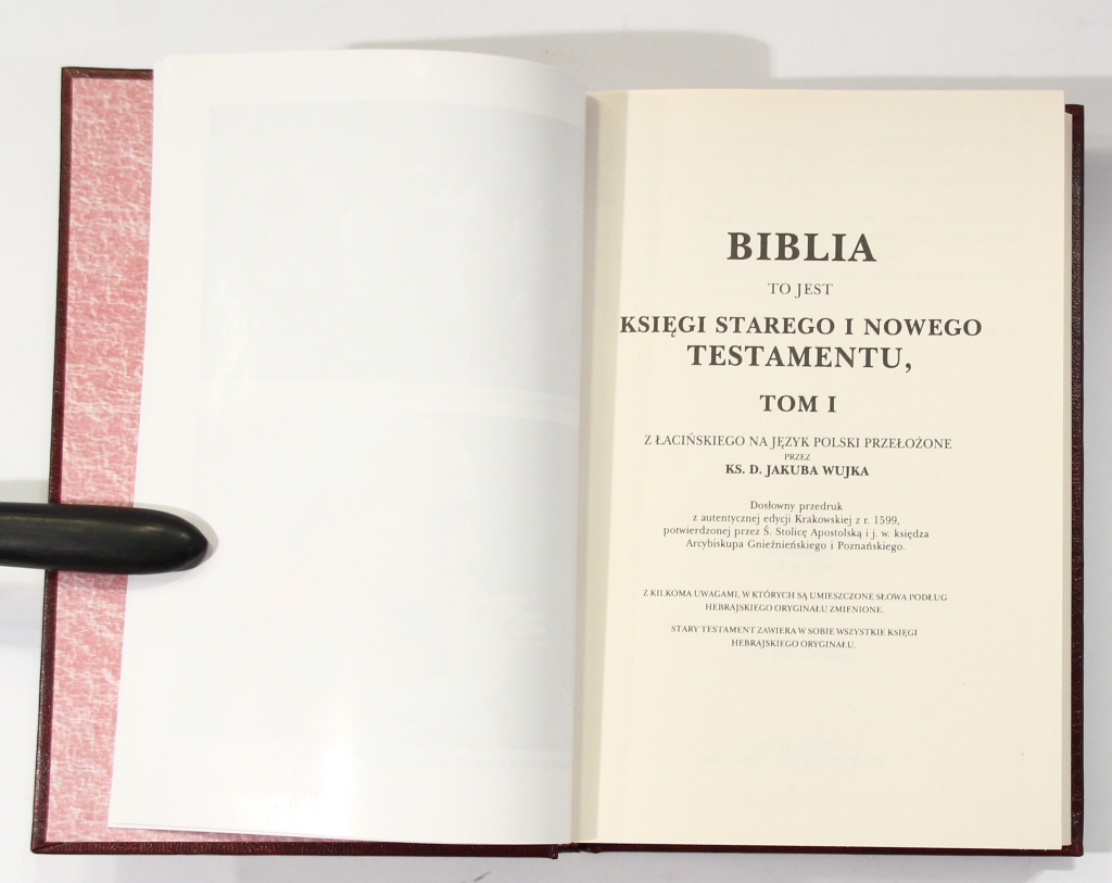 Jakub Wujek Biblia to jest księgi Starego i Nowego Testamentu 1-4t