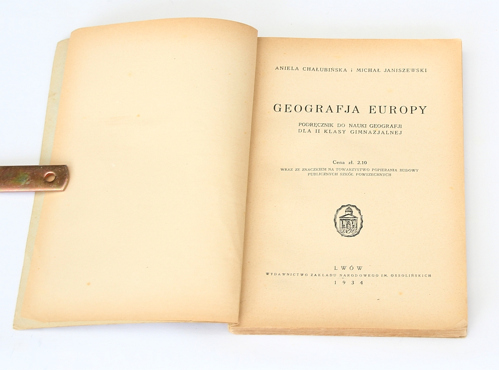 Aniela Chałubińska Michał Janiszewski Geografia Europy. Podręcznik do
