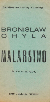 Bronisław Chyła malarstwo