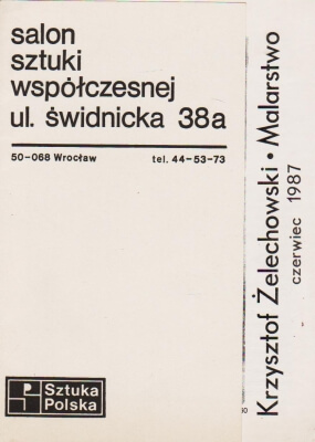 Krzysztof Żelechowski malarstwo