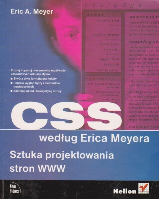 Meyer Eric CSS według Erica Meyera Sztuka projektowania stron WWW