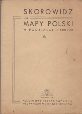 Praca zbiorowa Skorowidz do mapy Polski w podziałce 1: 500 000 139867.