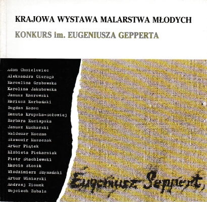 Krajowa Wystawa Malarstwa Młodych Konkurs im. Eugeniusza Gepperta Wrocław XII-I 1997 205303.
