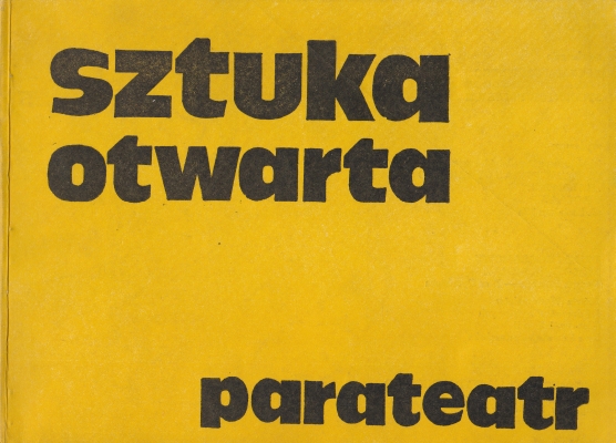 Litwiniec Bogusław red. Sztuka otwarta parateatr kreacje plastyczne teatrlzowany rytuał 205670.