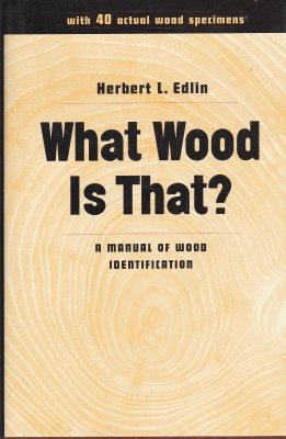 Edin Herbert What Wood Is That A manual of wood identification 145765.