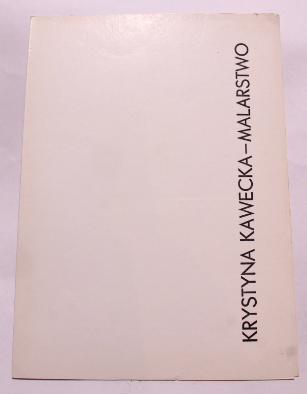 Krystyna Kawecka Malarstwo broszura
