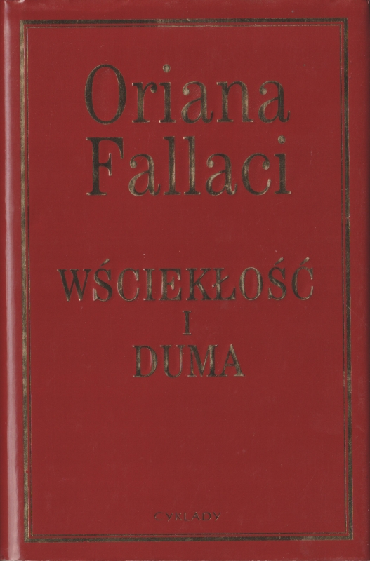 Fallaci Oriana Wściekłość i duma 152270.