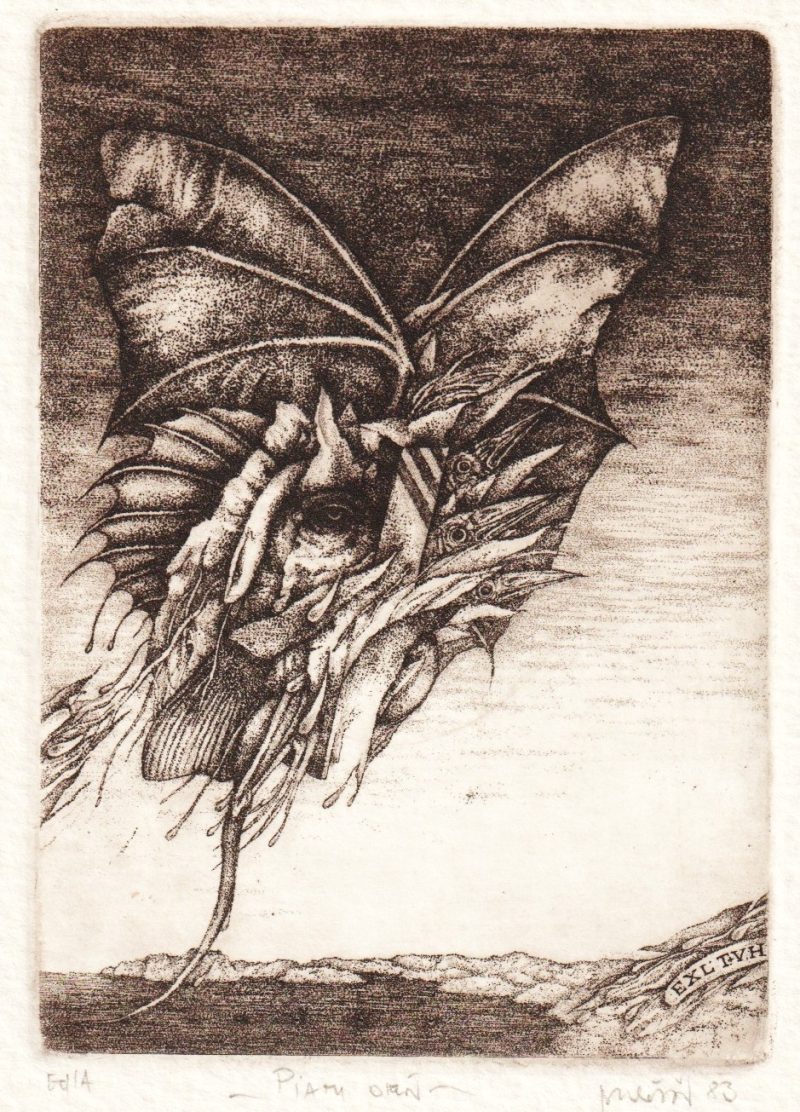 Zdenek BUGAN (ur. 1957) ekslibris T. V. H.
