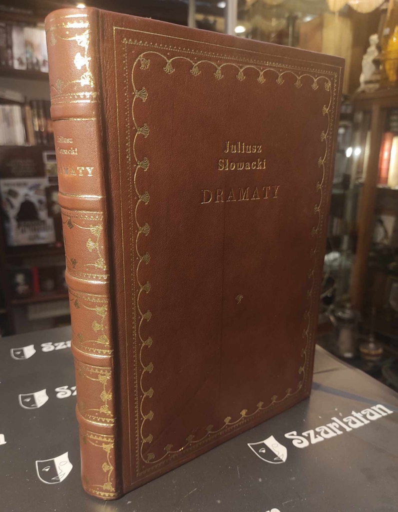 Słowacki Juliusz Dramaty [oprawa artystyczna] [oprawa luksusowa] [prezent] [Jan Marcin Szancer] [ilustracje] 152947.