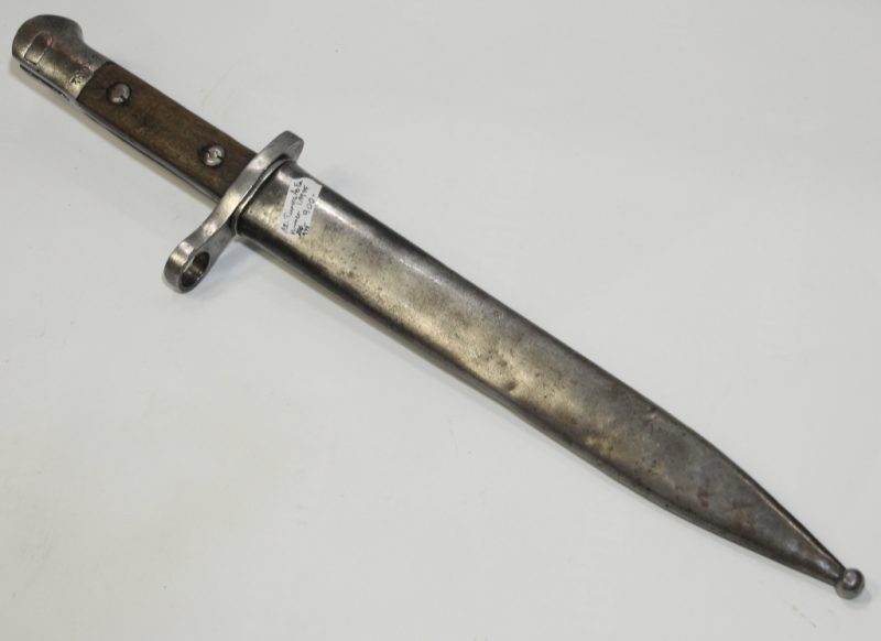 Bagnet turecki do karabinu Mauser 1935 wojskowe warsztaty zbrojeniowe As. Fa. Wyprodukowany w Turcji 306975.