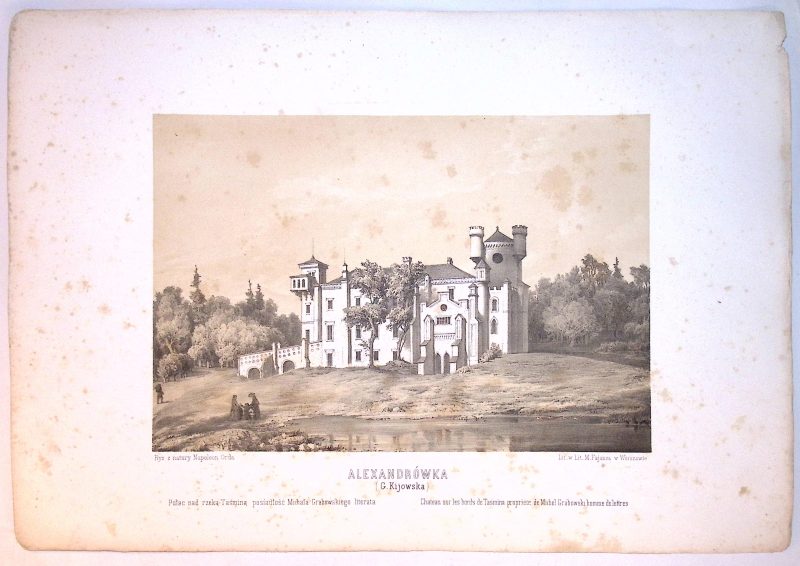 Napoleon ORDA (1807-1883) 039 ALEXANDRÓWKA (G. Kijowska) z: Album widoków historycznych Polski
