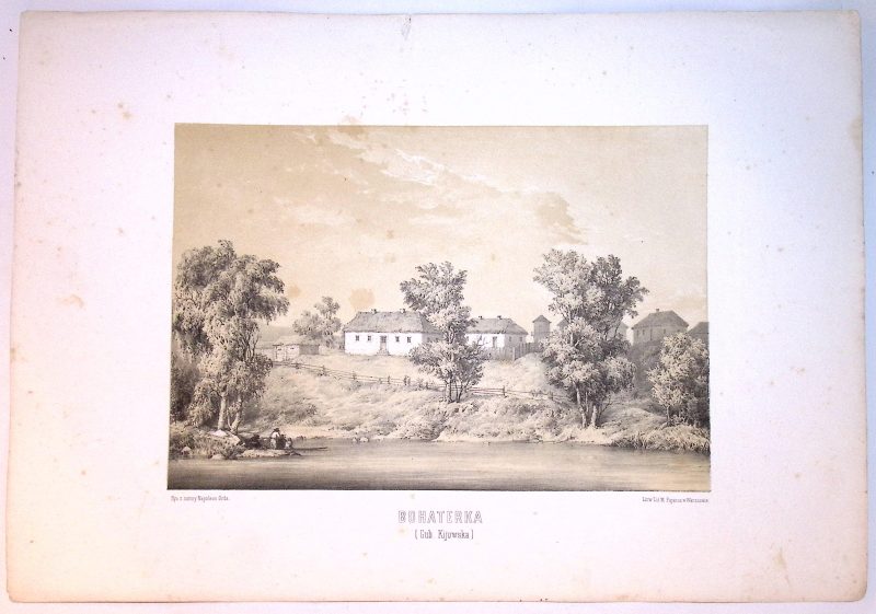 Napoleon ORDA (1807-1883) 067 BOHATERKA (Gub. Kijowska) z: Album widoków historycznych Polski