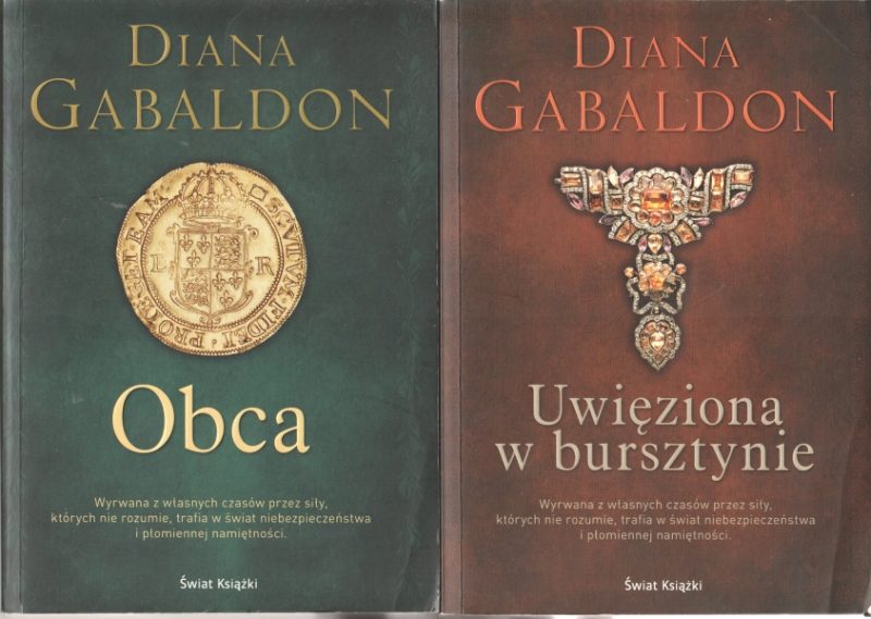 Gabaldon Diana Seria Obca, T. 1 – Obca, T. 2 – Uwięziona w bursztynie, T. 3 - Podróżniczka, T.4 – Jesienne werble, T. 5 – Ognisty krzyż. T.6-Tchnienie śniegu i popiołu, T.7-Kość z kości, T. 8 Spisane własną krwią [prezent] 153392.