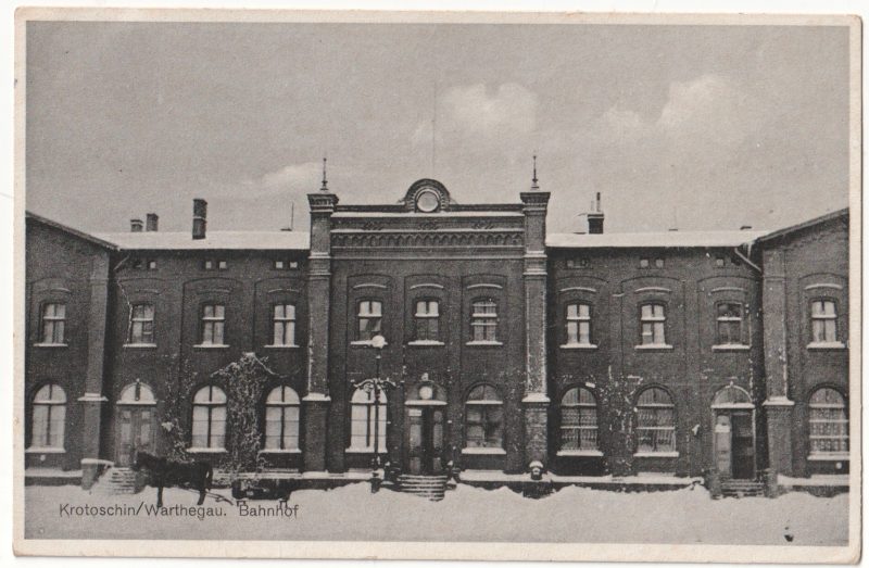 KROTOSZYN Krotoschin Dworzec kolejowy
