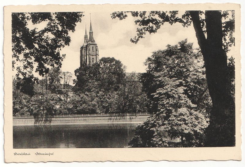 WROCŁAW Katedra widok od Odry
