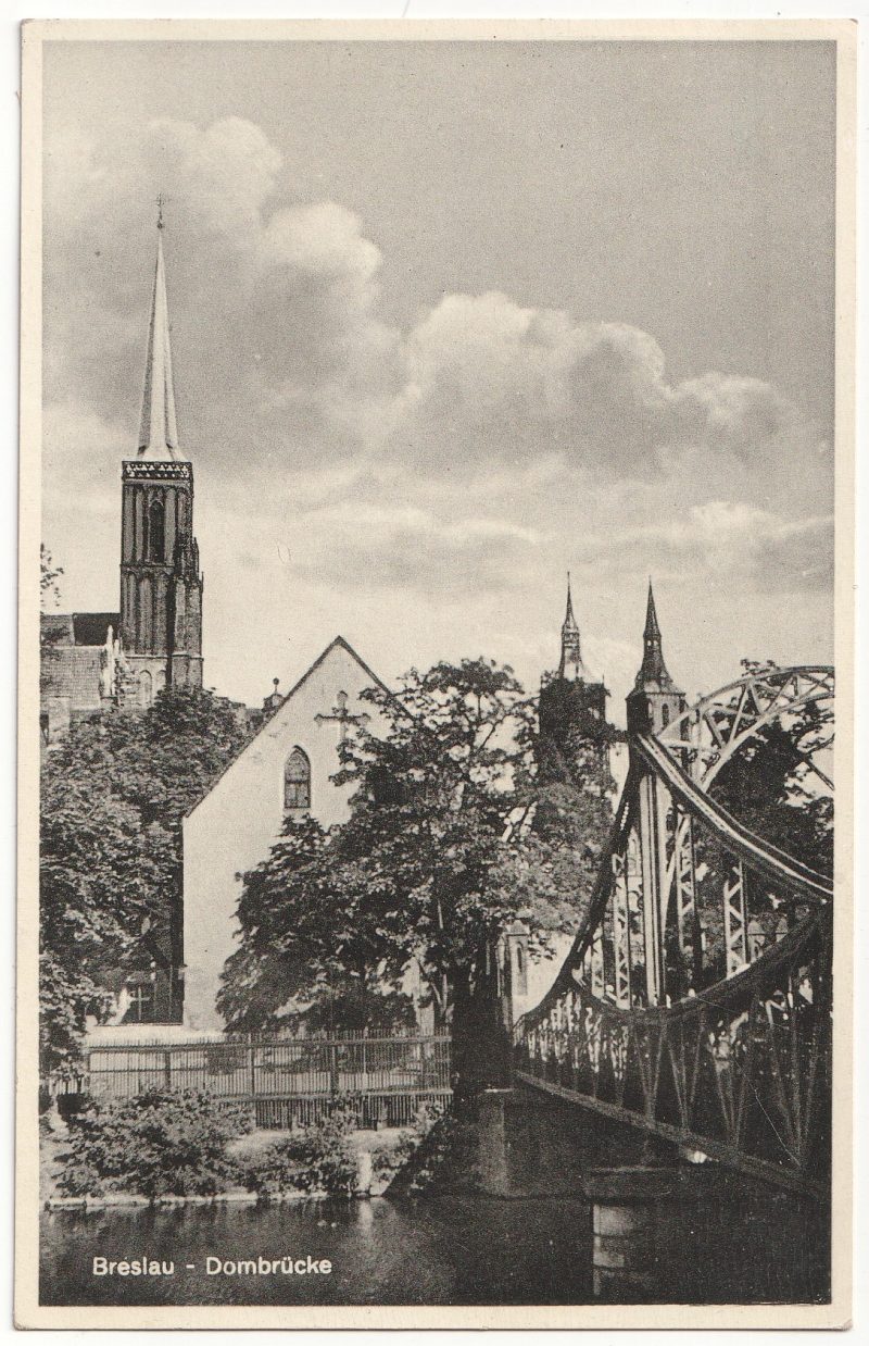 WROCŁAW Ostrów Tumski od Mostu Tumskiego