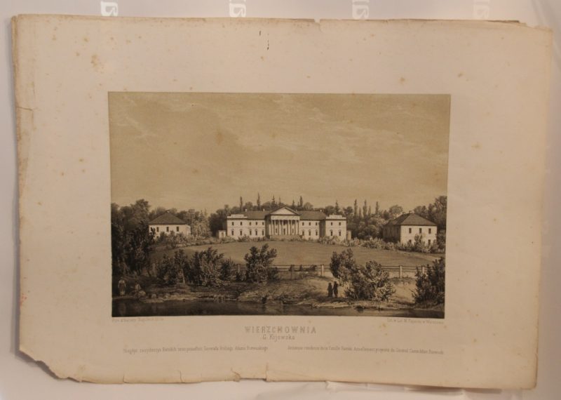 Napoleon ORDA (1807-1883) 044 WIERZCHOWNIA (G. Kijowska) z: Album widoków historycznych Polski
