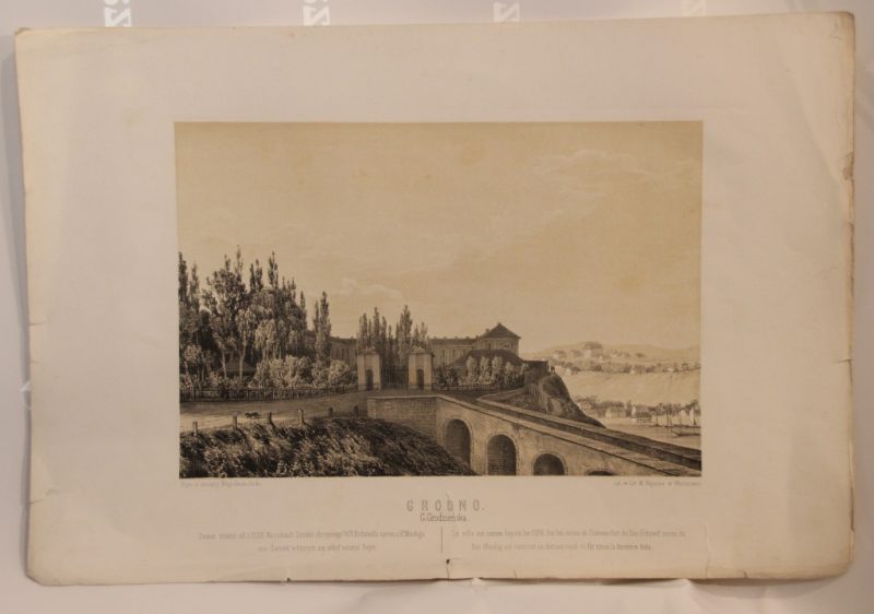 Napoleon ORDA (1807-1883) 002 GRODNO (G. Grodzieńska) z: Album widoków historycznych Polsk