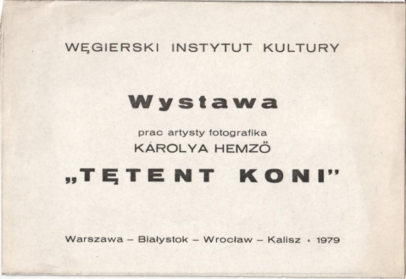 Hemzo Karoly Tętent koni Wystawa 153631.