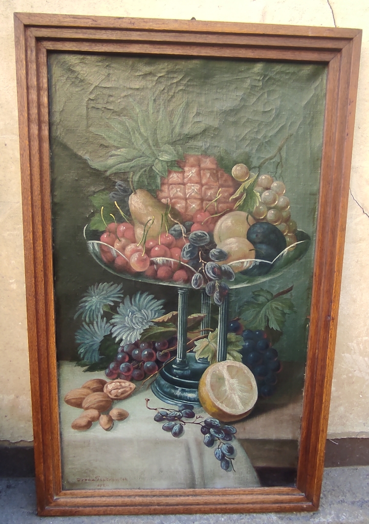 Irena Piotrowicz (1900 – 1923), Martwa natura z ananasem [prezent]
