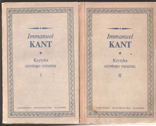 Kant Immanuel Krytyka czystego rozumu tom 1,2 153845.