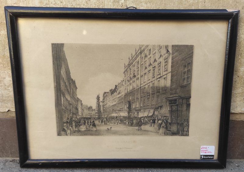 Der Graben - Wiedeń (Wien) litografia