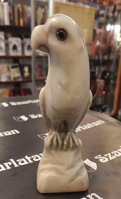 Figurka papuga marmur XIX wiek [prezent]                 212115.