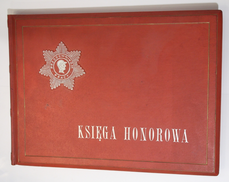 KSIĘGA HONOROWA socjalistycznego współzawodnictwa pracy dzielnicowego zarządu budynków mieszkalnych „Śródmieście” - Wrocław 1964