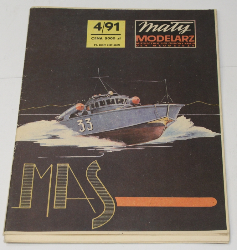 Mały Modelarz 4/1991 Włoski kuter torpedowy MAS