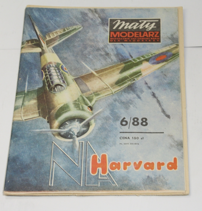 Mały Modelarz 6/1988 Samolot szkolno-treningowy Harvard MK-IIb
