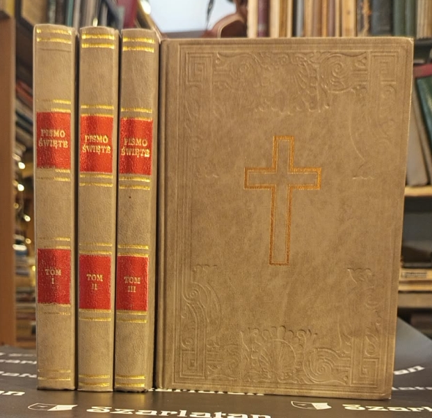 Wujek Jakub Ks. przekład Biblia to jest Księgi Starego i nowego testamentu Tom 1-4 154371.